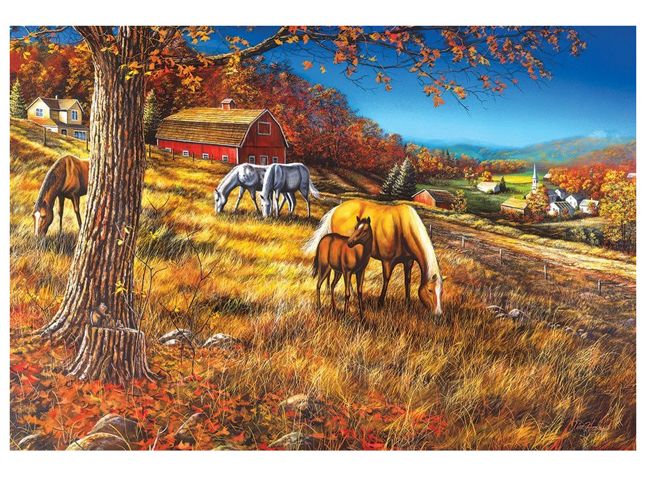 COBBLE HILL Puzzle Stretnutie na svahu 2000 dielikov