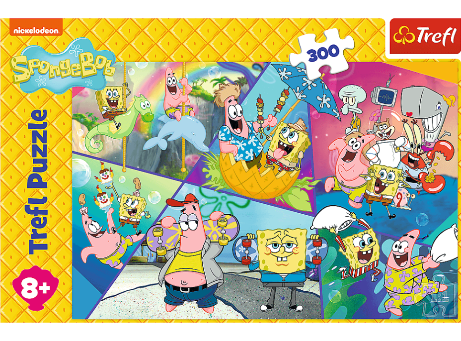 TREFL Puzzle SpongeBob v Bikini Bottom 300 dielikov