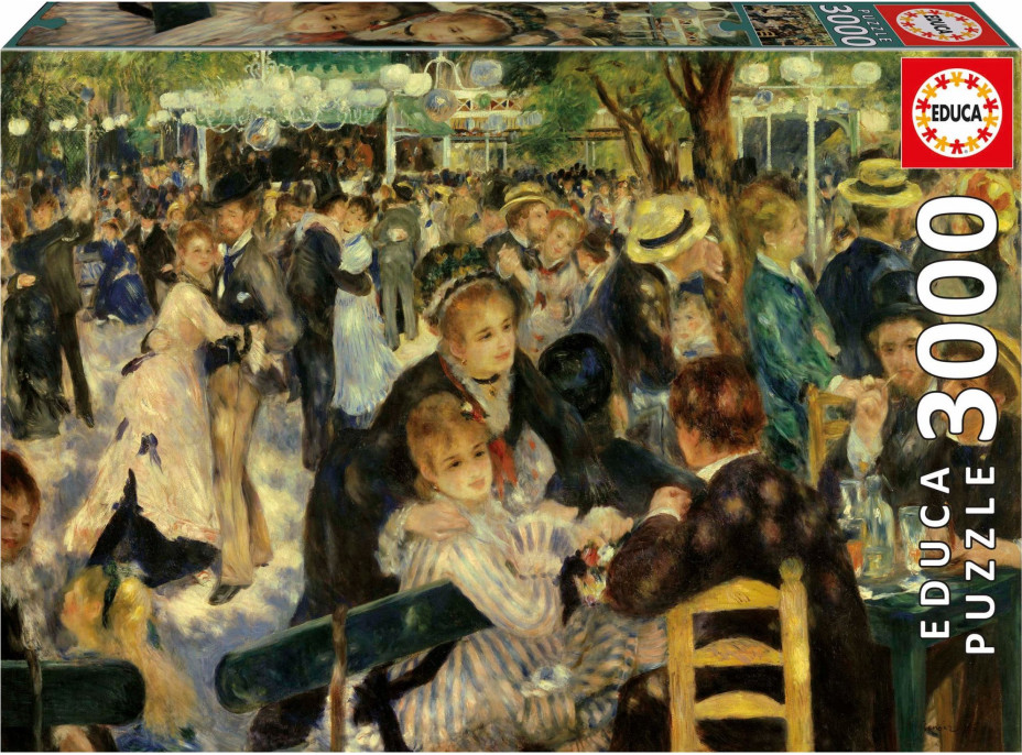EDUCA Puzzle Tanec v Moulin de la Galette 3000 dielikov