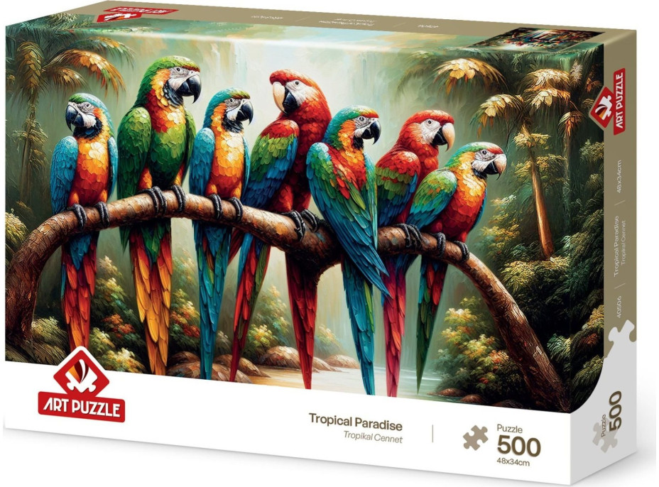 ART PUZZLE Puzzle Tropický raj 500 dielikov