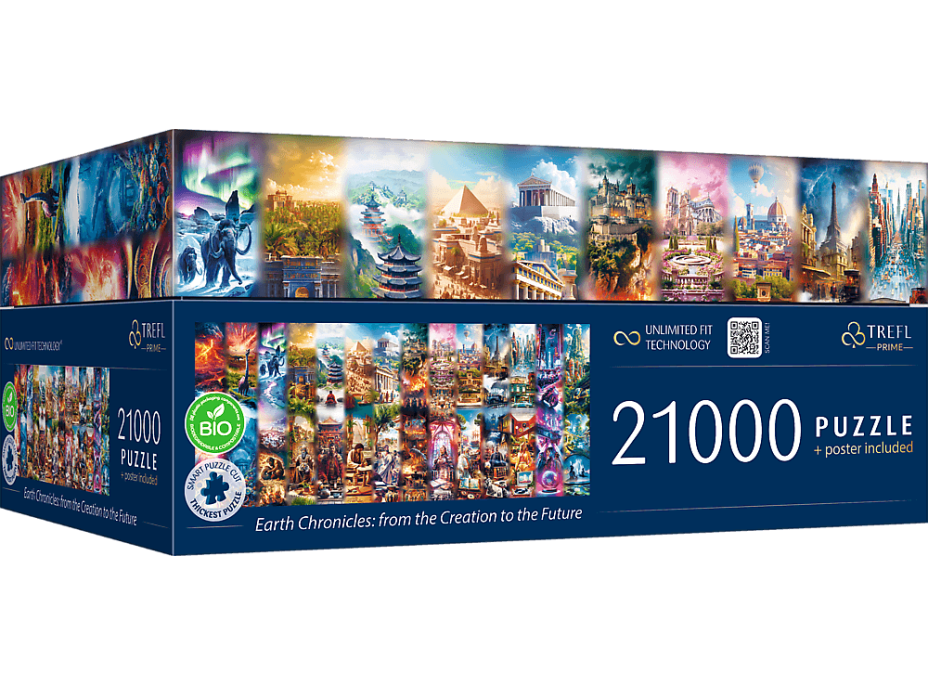 TREFL Puzzle UFT Kronika Krajina: Od stvorenia k budúcnosti 21000 dielikov