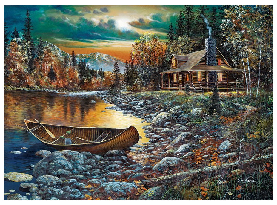 COBBLE HILL Puzzle Útočisko v horách 1000 dielikov