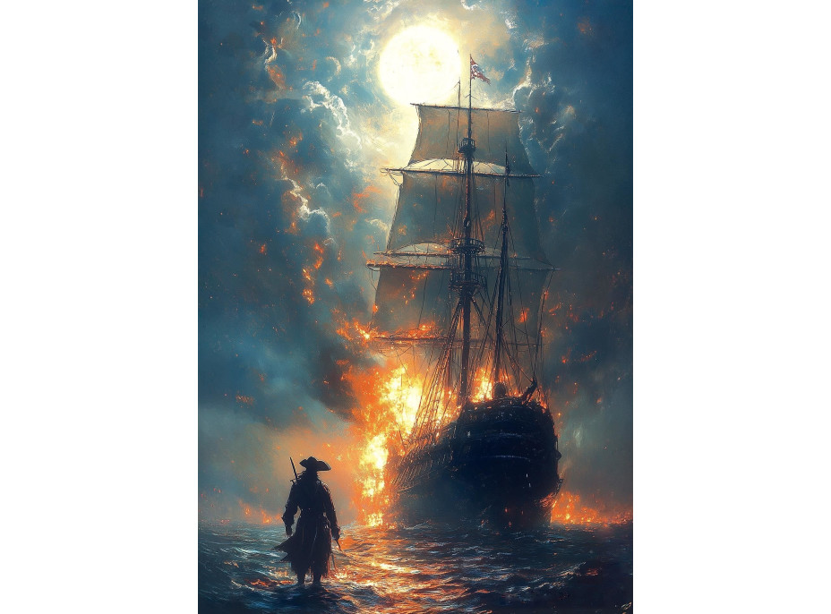 ART PUZZLE Puzzle Za plamene 1000 dielikov