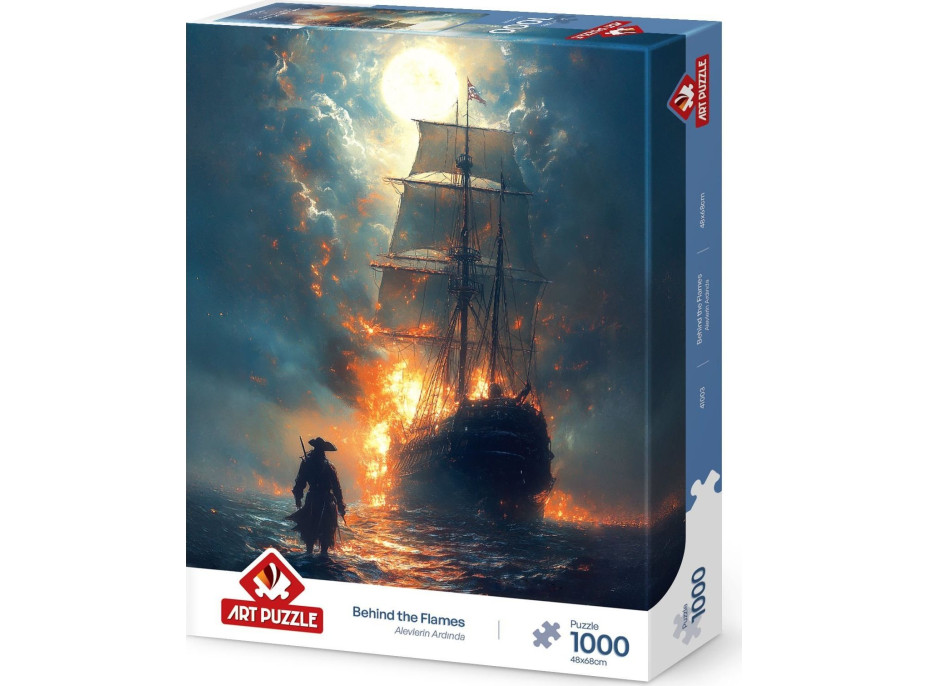 ART PUZZLE Puzzle Za plamene 1000 dielikov
