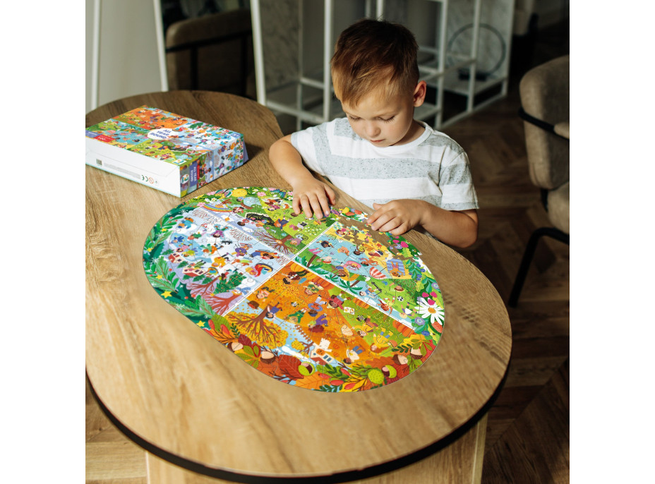 DODO Puzzle Počas celého roka 100 dielikov
