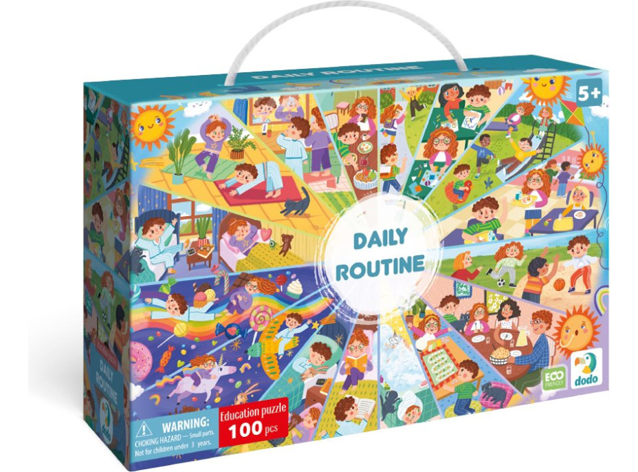 DODO Puzzle Denná rutina 100 dielikov