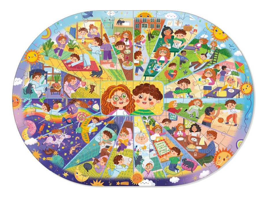 DODO Puzzle Denná rutina 100 dielikov