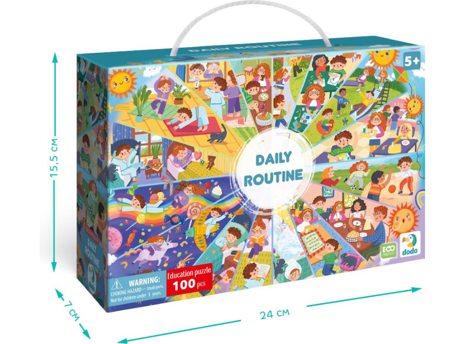 DODO Puzzle Denná rutina 100 dielikov