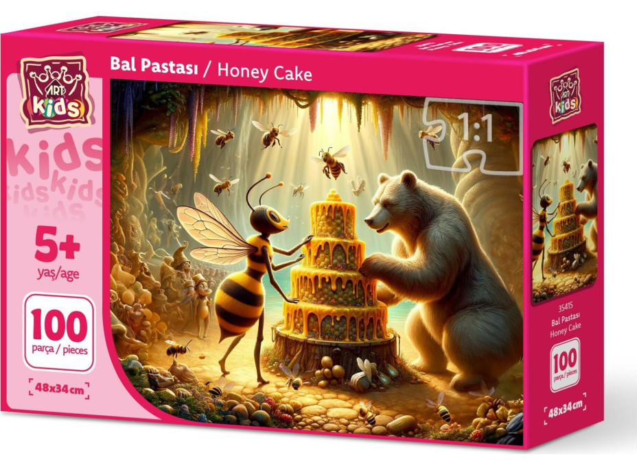 ART PUZZLE Puzzle Medová torta 100 dielikov