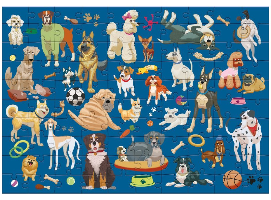 DODO Puzzle Psíci 100 dielikov
