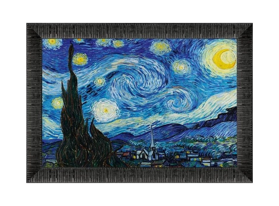 ART PUZZLE Puzzle s rámom a lepidlom 3v1 Hviezdna noc 1000 dielikov