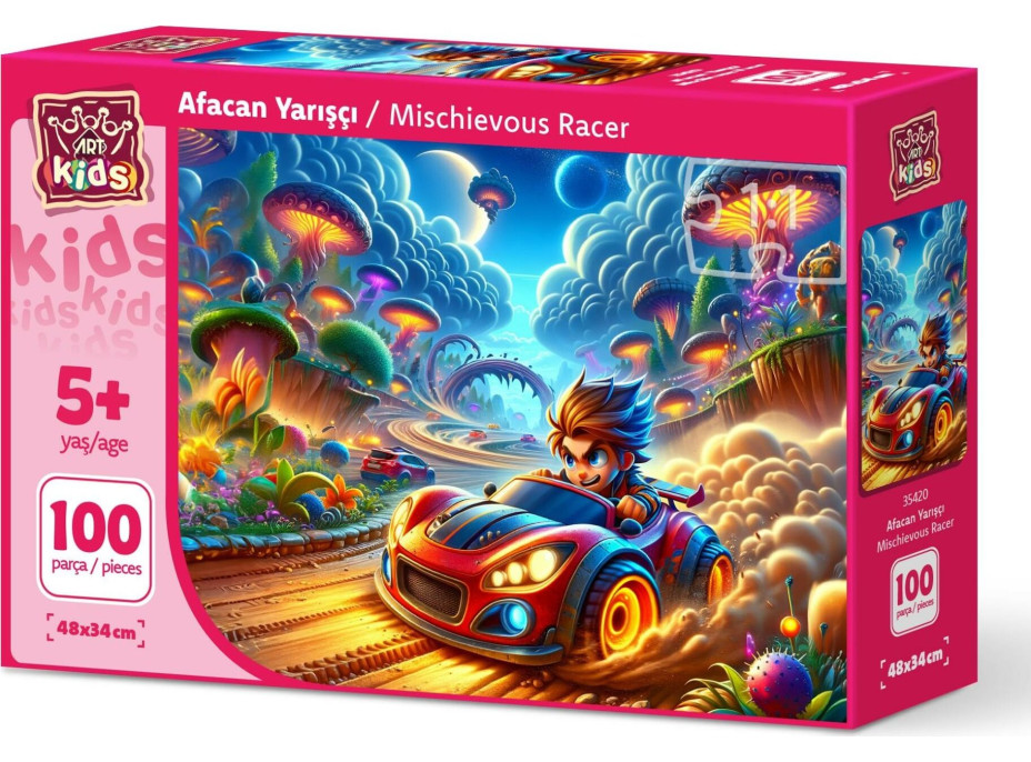 ART PUZZLE Puzzle Zlomyseľný pretekár 100 dielikov