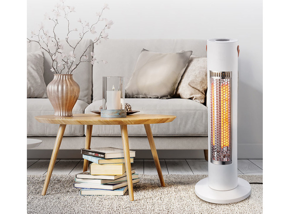 Solight infražiarič - vykurovací výkon 600 W, 2 nastaviteľné úrovne vykurovania