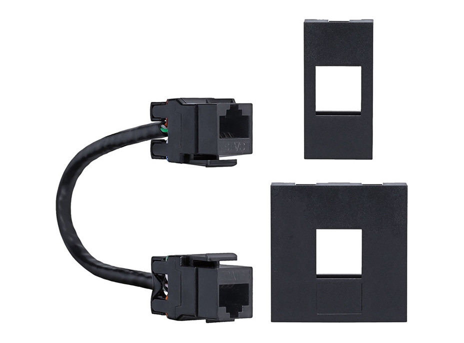 Solight RJ45 Cat6 doplnkový modul pre vstavané zásuvky série PP128