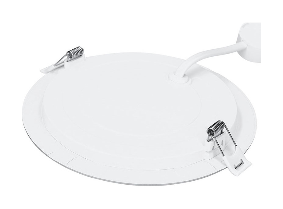 Solight LED mini panel kúpeľňový 2v1, 3CCT, podhľadový / prisadený, 12W, 1020lm, IP54, biela, okrúhly