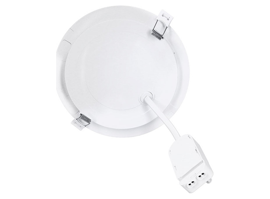 Solight LED mini panel kúpeľňový 2v1, 3CCT, podhľadový / prisadený, 12W, 1020lm, IP54, biela, okrúhly