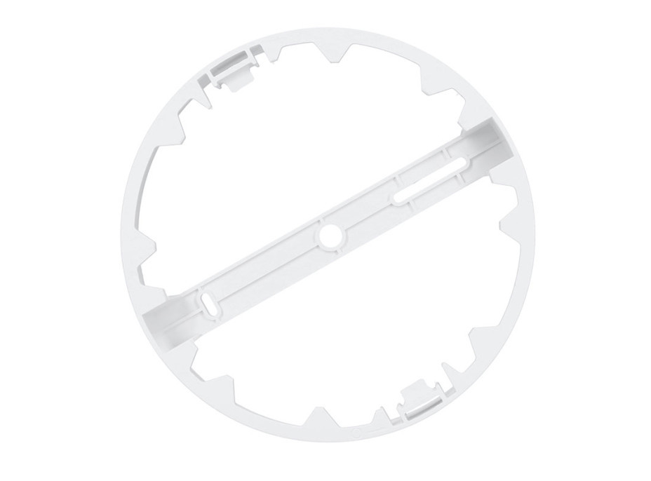 Solight LED mini panel kúpeľňový 2v1, 3CCT, podhľadový / prisadený, 18W, 1530lm, IP54, strieborná, okrúhly