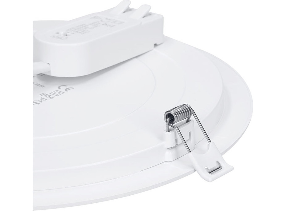 Solight LED mini panel kúpeľňový 2v1, 3CCT, podhľadový/prisadený, 18W, 1530lm, IP54, biela, okrúhly