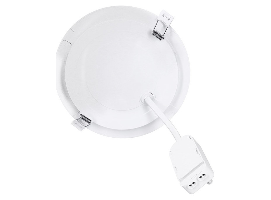 Solight LED mini panel kúpeľňový 2v1, 3CCT, podhľadový/prisadený, 18W, 1530lm, IP54, biela, okrúhly