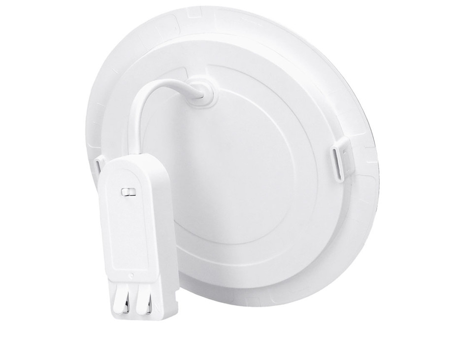 Solight LED mini panel kúpeľňový 2v1, 3CCT, podhľadový / prisadený, 24W, 2040lm, IP54, biela, okrúhly