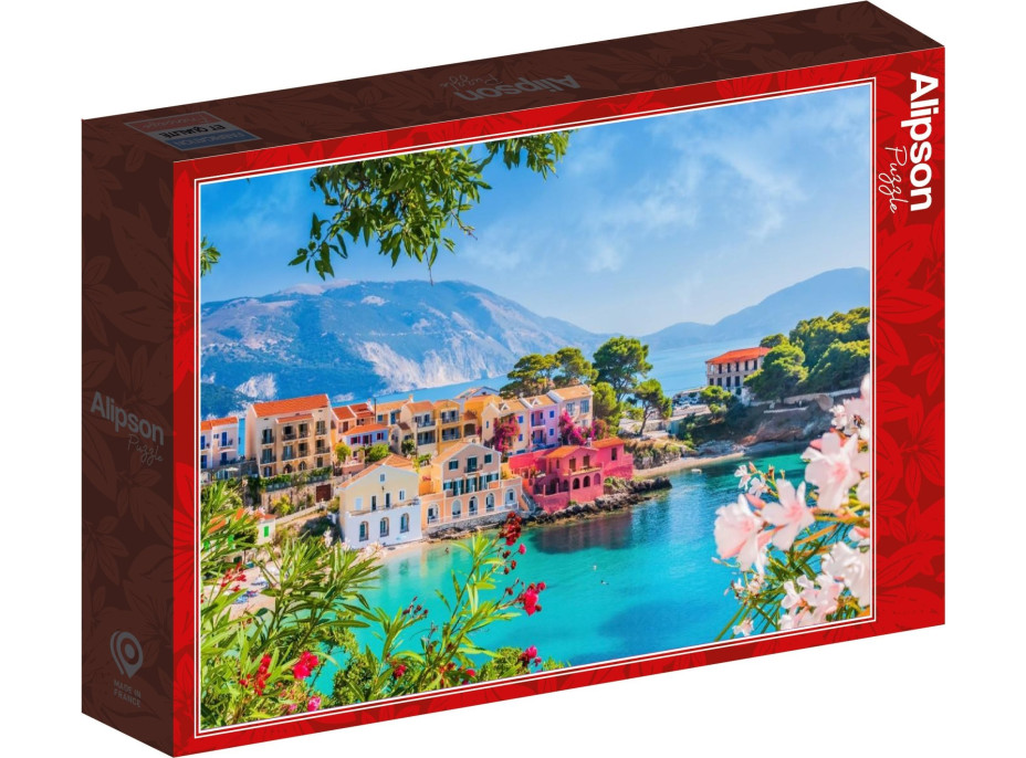 ALIPSON Puzzle Farebná dedina Assos, Grécko 500 dielikov