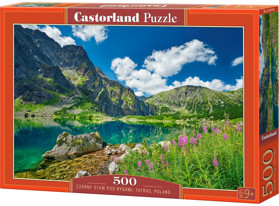 CASTORLAND Puzzle Czarny Staw pod Rysami, Tatry, Poľsko 500 dielikov