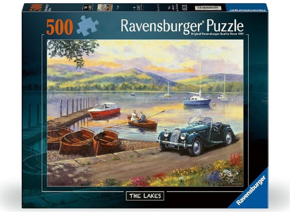 RAVENSBURGER Puzzle Objavovanie krás jazier 500 dielikov