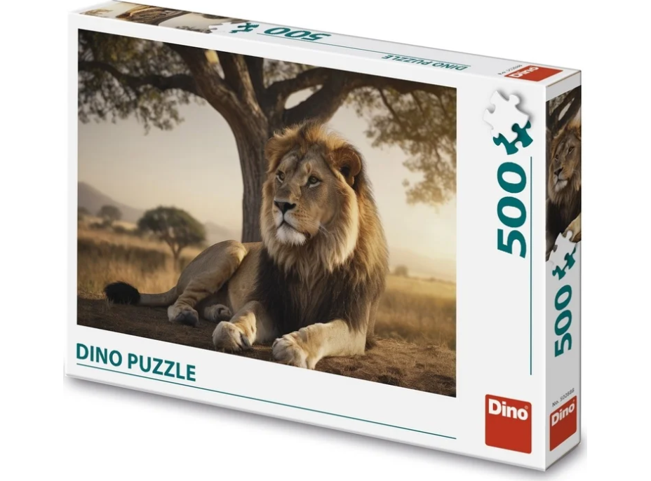 DINO Puzzle Odpočívajúci lev 500 dielikov