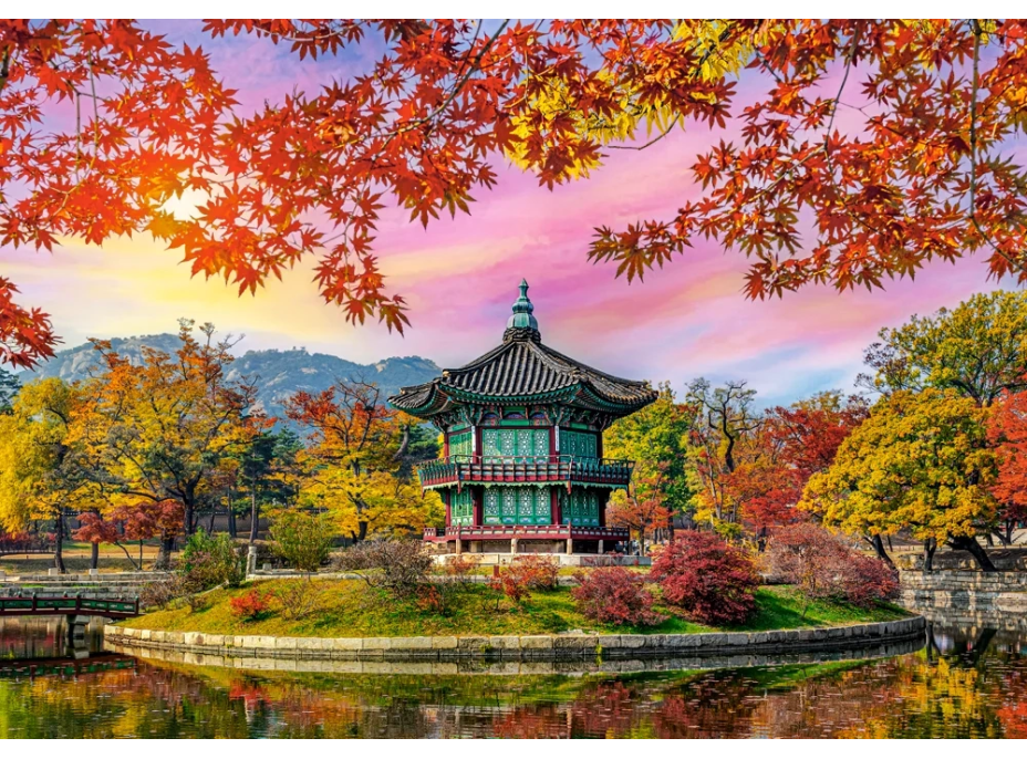 CASTORLAND Puzzle Palác Gyeongbokgung, Južná Kórea 500 dielikov