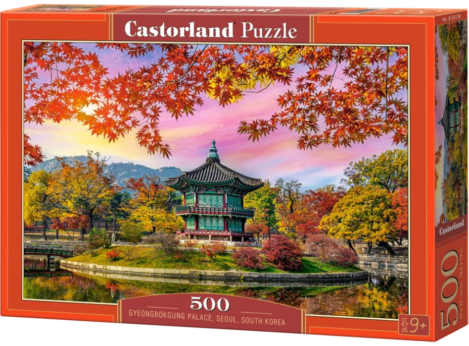 CASTORLAND Puzzle Palác Gyeongbokgung, Južná Kórea 500 dielikov