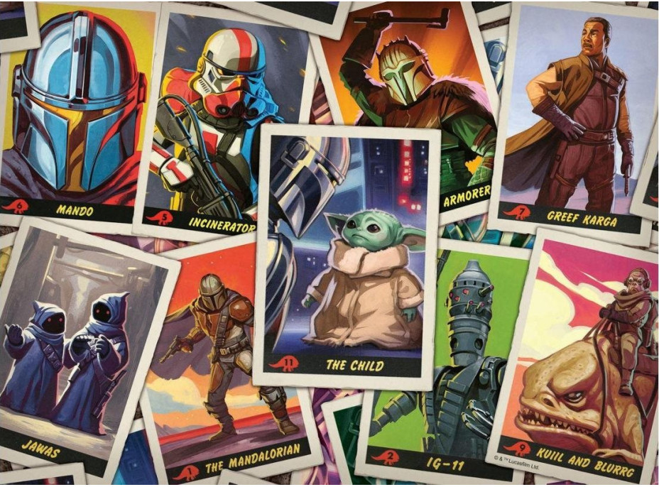 RAVENSBURGER Puzzle The Mandalorian: Baby Yoda 500 dielikov