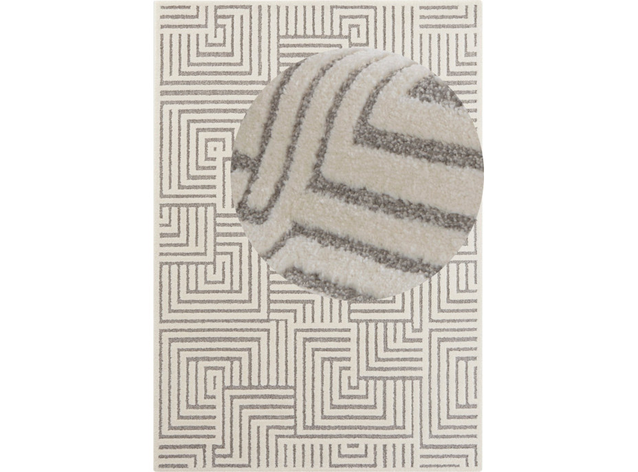 Kusový koberec New York 105093 Cream, grey