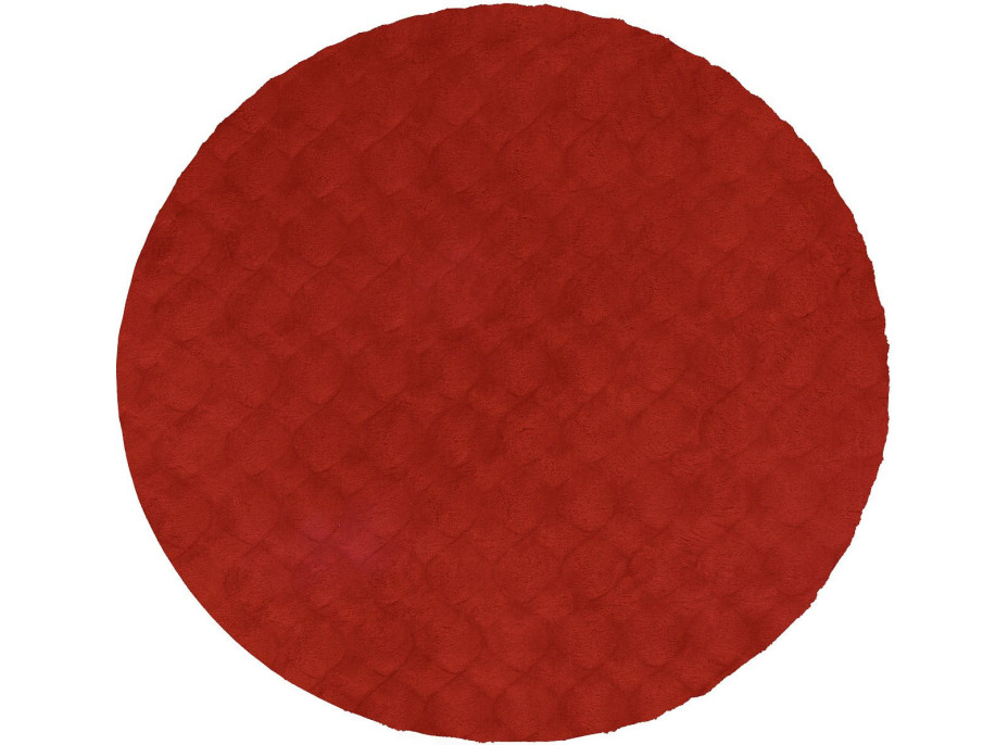 Kusový koberec Diamond Cut 800 Red kruh