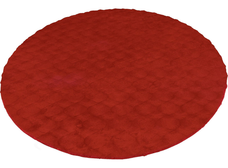 Kusový koberec Diamond Cut 800 Red kruh