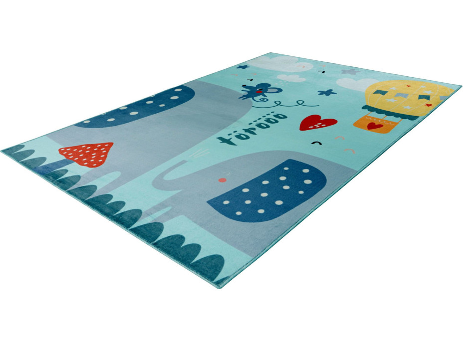 Dětský kusový koberec Magic Kids ML 105 Cute Elephant