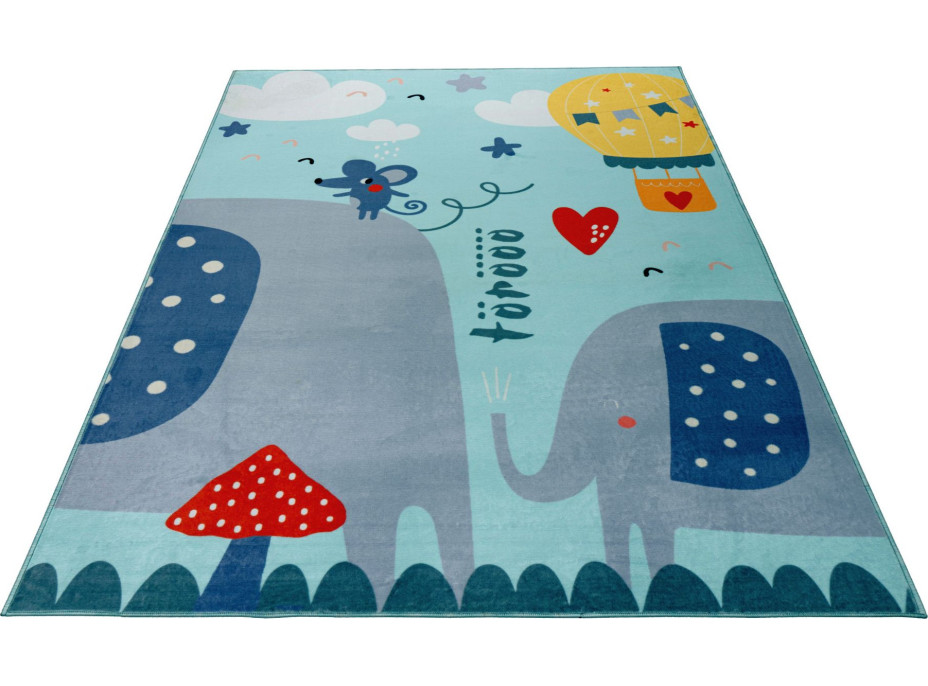 Detský kusový koberec Magic Kids ML 105 Cute Elephant