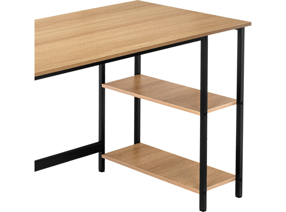 Písací stôl FALUN MODERN OAK - dub/čierny