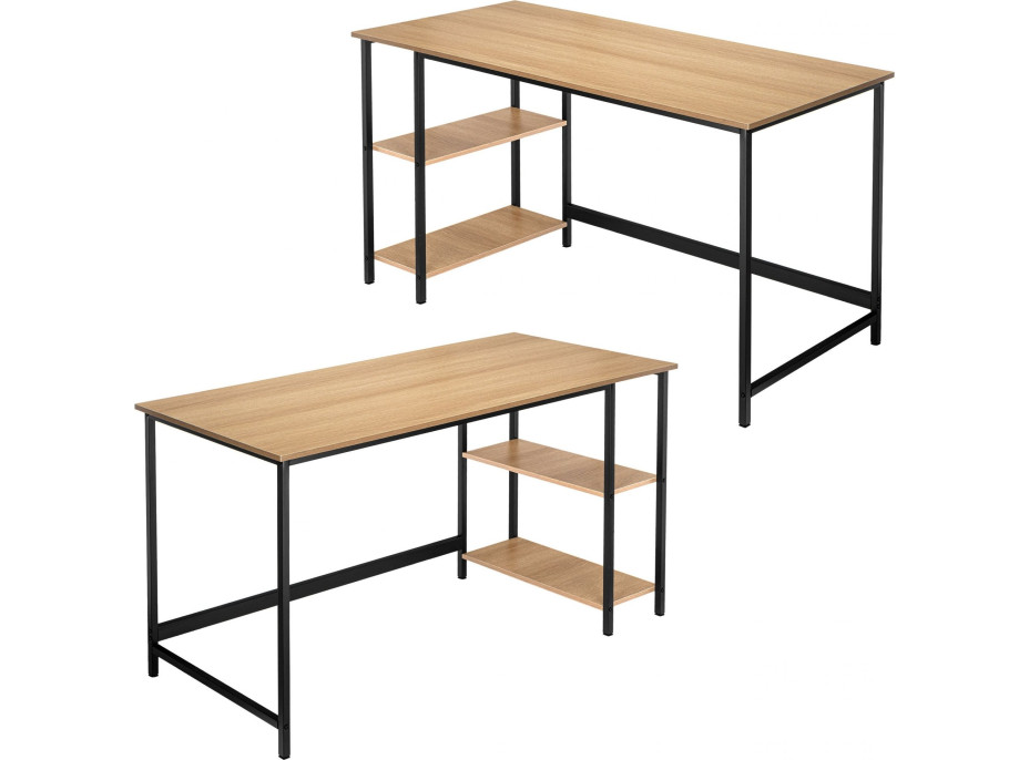 Písací stôl FALUN MODERN OAK - dub/čierny