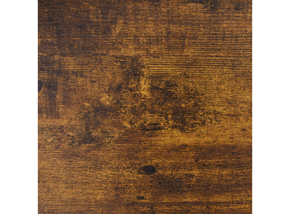 Písací stôl FALUN RUSTIC - starený dub/čierny