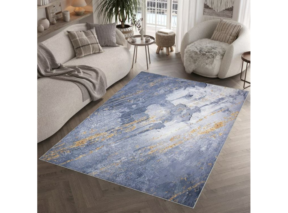 Kusový koberec FLANNEL PRINTED - Storm