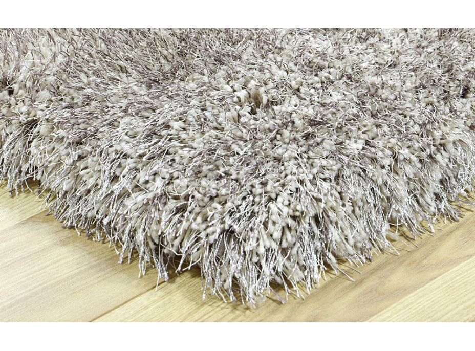 Kusový koberec Shaggy MAX Puffy - béžový