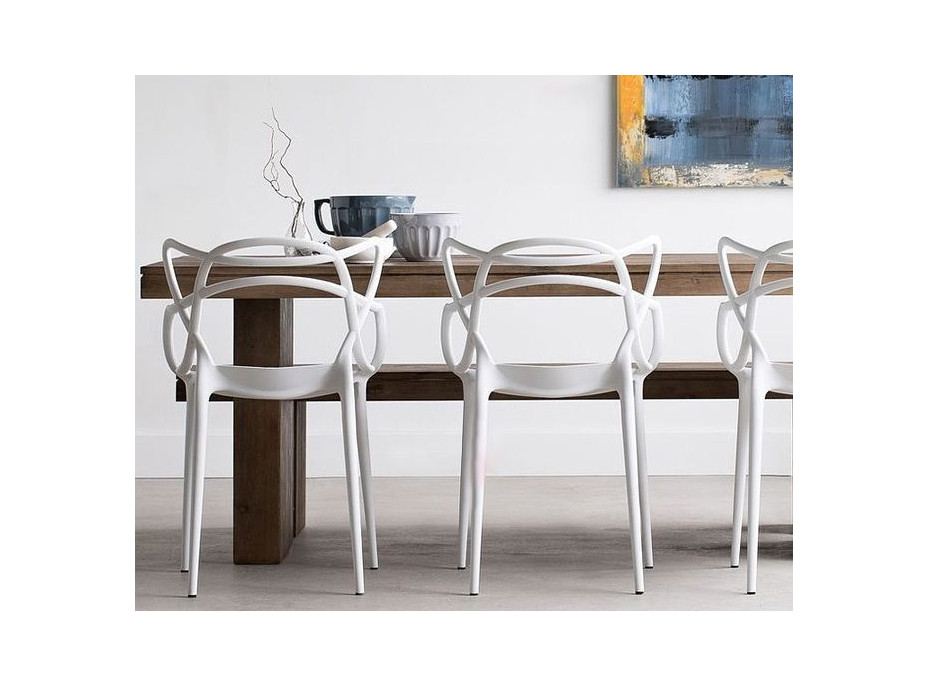 Dizajnová stolička Aspen - šedá