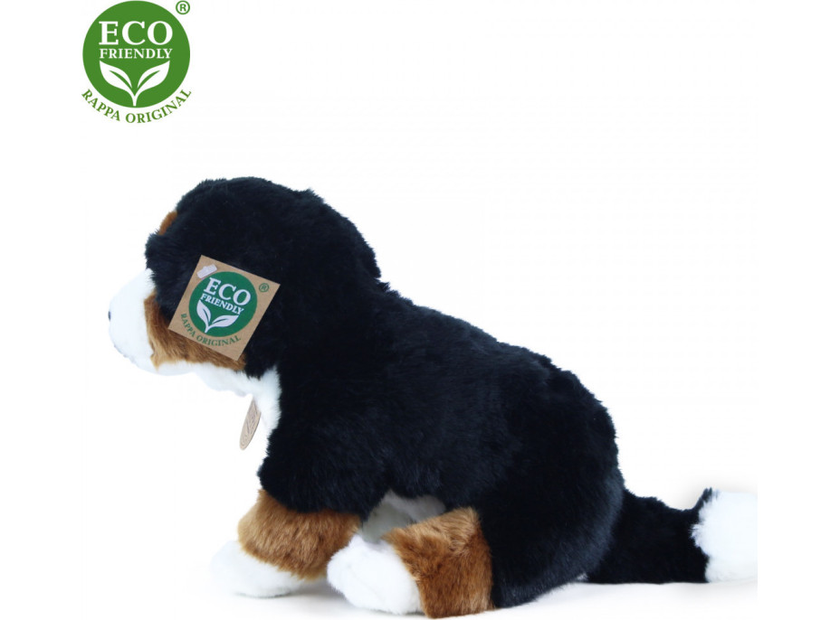 Rappa Plyšový pes bernský salašnícky sediaci 25 cm ECO-FRIENDLY