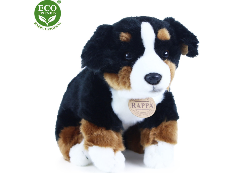 Rappa Plyšový pes bernský salašnícky sediaci 25 cm ECO-FRIENDLY