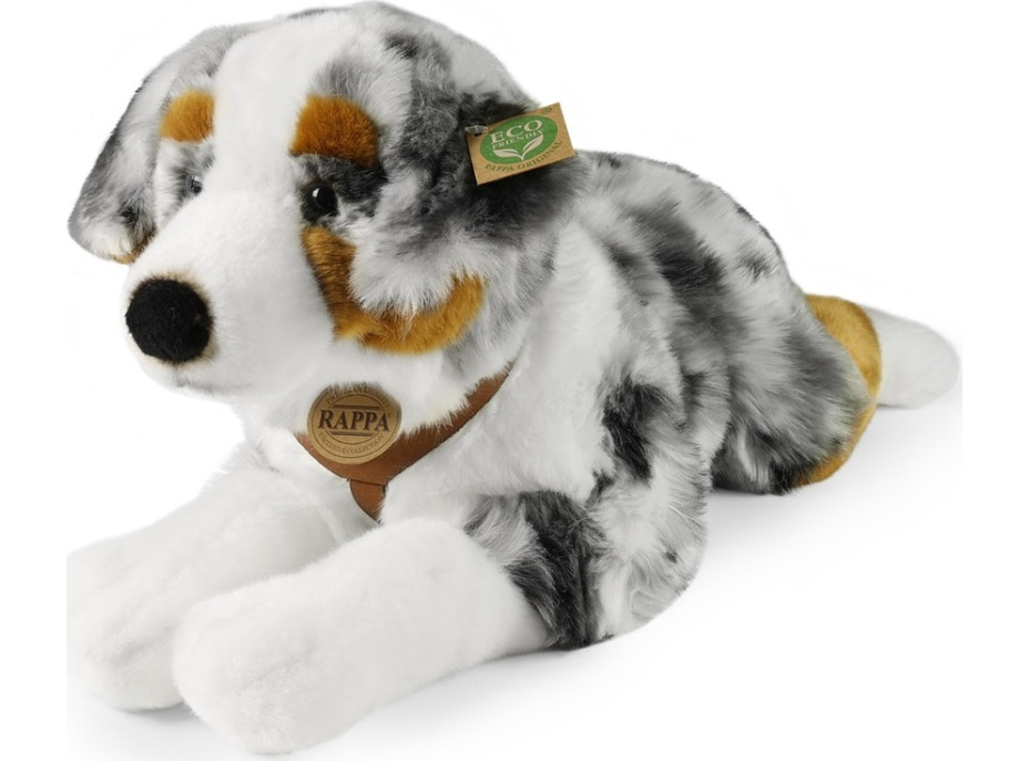Rappa Plyšový pes austrálsky ovčiak ležiaci 61 cm ECO-FRIENDLY