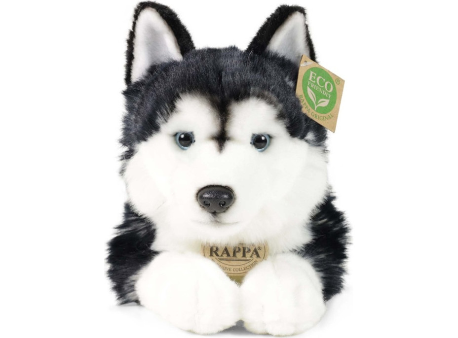 Rappa Plyšový pes husky 36 cm ECO-FRIENDLY