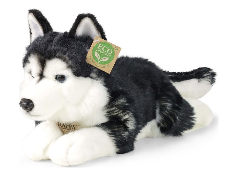 Rappa Plyšový pes husky 36 cm ECO-FRIENDLY