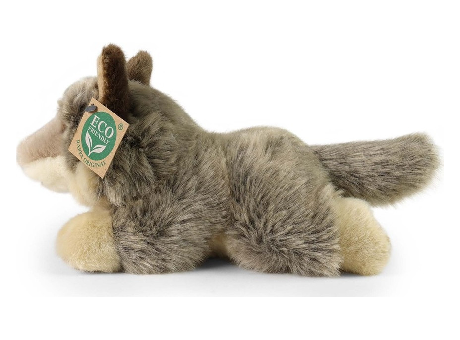 Rappa Plyšový vlk ležiaci 20 cm ECO-FRIENDLY