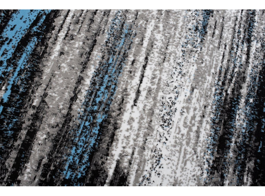 Kusový koberec MAYA Fog - modrý/čierny/sivý, 250x300 cm