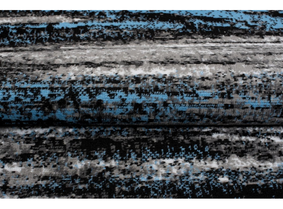 Kusový koberec MAYA Fog - modrý/čierny/sivý, 250x300 cm